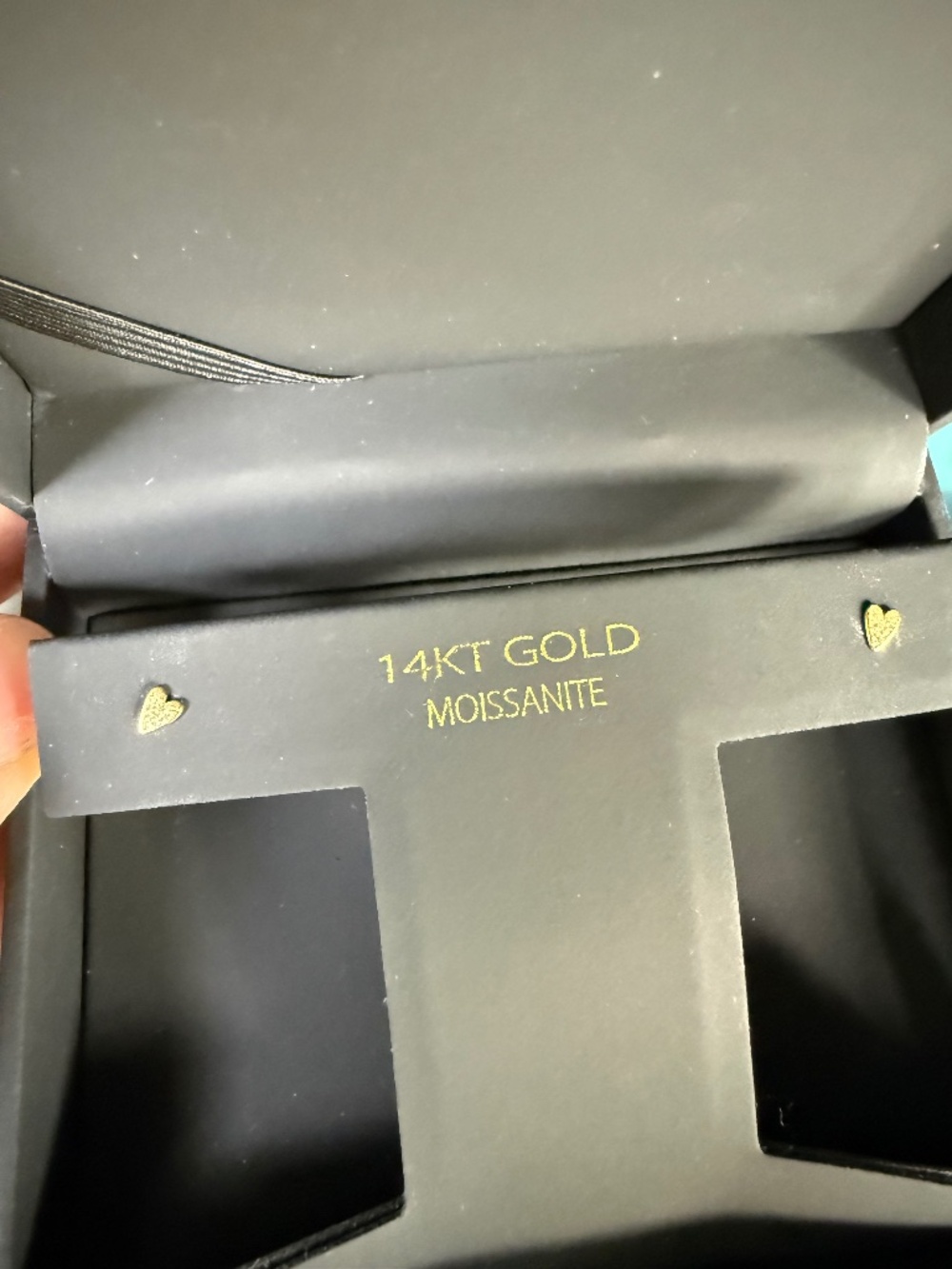 Gold filled heart earrings
